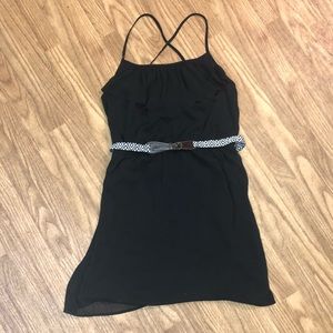 Black Belted Dress